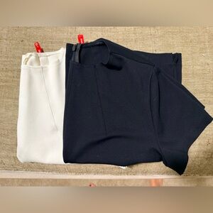 SPANX dart next waist crop Black and White tops.